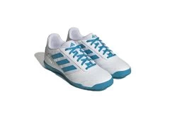 Adidas Super Sala 2 Voetbalschoen Wit/blauw -Winkel voor professionele voetbaluitrusting 37110801 3