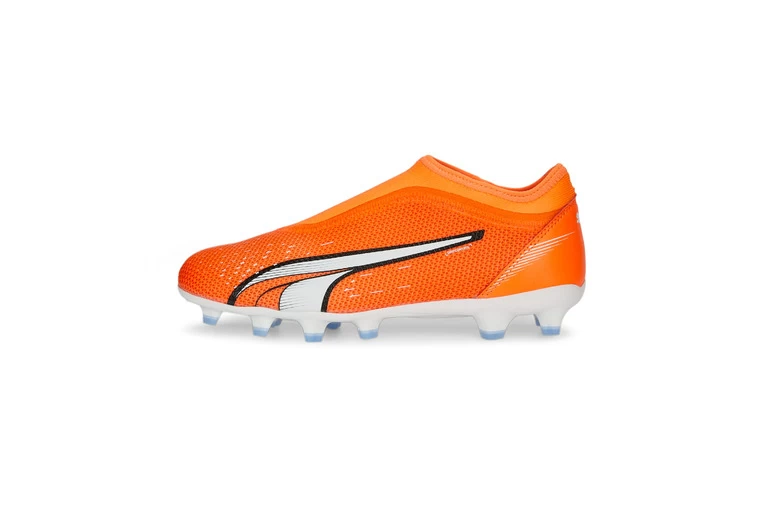 Puma ULTRA Match LL FG/AG Voetbalschoenen Ultra Orange-PUMA White-Blue Glimmer KIDS 2 Puma ULTRA Match LL FG/AG Voetbalschoenen Ultra Orange-PUMA White-Blue Glimmer KIDS - Afbeelding 2