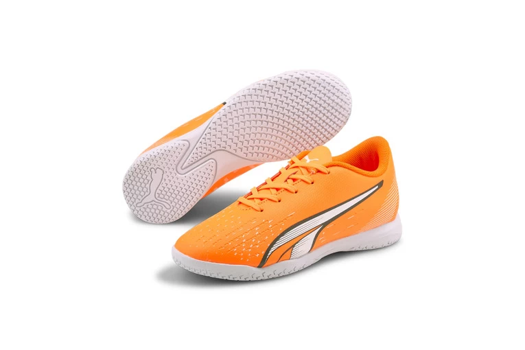 Puma ULTRA Play IT Voetbalschoenen Ultra Orange-PUMA White-Blue Glimmer KIDS 3 Puma ULTRA Play IT Voetbalschoenen Ultra Orange-PUMA White-Blue Glimmer KIDS - Afbeelding 3