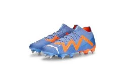Puma FUTURE ULTIMATE MxSG Voetbalschoenen Blue Glimmer-PUMA White-Ultra Orange Heren -Winkel voor professionele voetbaluitrusting 37111008 3