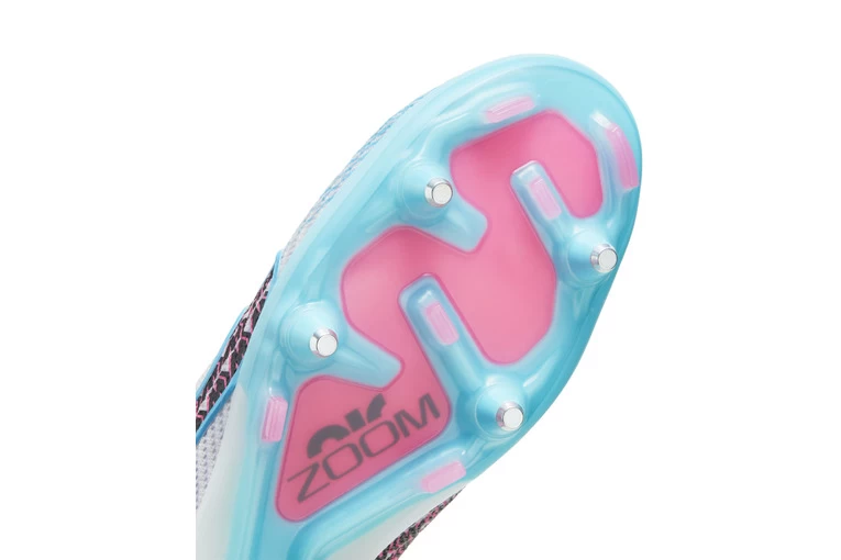 Nike Zoom Mercurial Superfly 9 Elite SG-Pro Anti-Clog Traction Voetbalschoenen Wit/Pink Blast/Indigo Haze/Baltic Blue Heren 4 Nike Zoom Mercurial Superfly 9 Elite SG-Pro Anti-Clog Traction Voetbalschoenen Wit/Pink Blast/Indigo Haze/Baltic Blue Heren - Afbeelding 4