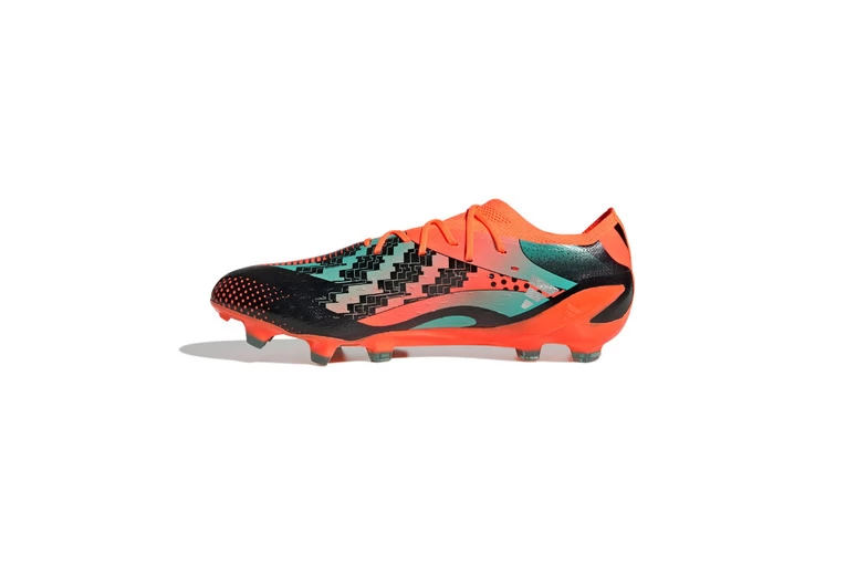 Adidas X Speedportal Messi.1 Firm Ground Voetbalschoenen Team Solar Orange / Silver Metallic / Core Black Heren 2 Adidas X Speedportal Messi.1 Firm Ground Voetbalschoenen Team Solar Orange / Silver Metallic / Core Black Heren - Afbeelding 2