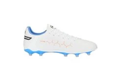 Puma KING Pro FG/AG Voetbalschoen Wit/blue Glimmer