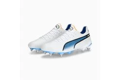 Puma King Ultimate MxSG Voetbalschoen Wit/blue Glimmer/oranje -Winkel voor professionele voetbaluitrusting 37112535 3