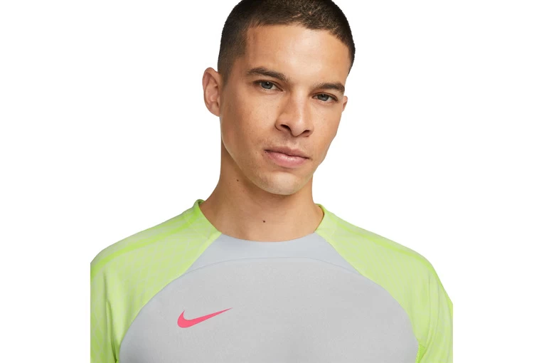 Nike Dri-FIT Strike Voetbalshirt Pure Platinum/Volt/Barely Volt/Hyper Pink Heren 3 Nike Dri-FIT Strike Voetbalshirt Pure Platinum/Volt/Barely Volt/Hyper Pink Heren - Afbeelding 3