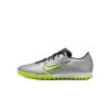 Nike Zoom Mercurial Vapor 15 Academy XXV TF Voetbalschoen Metallic Silver/volt